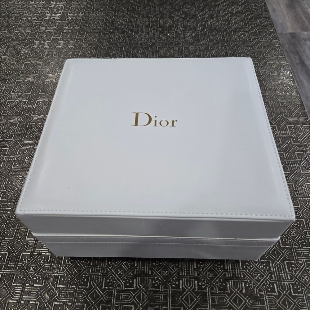 Dior White and Gold Jewelry Box